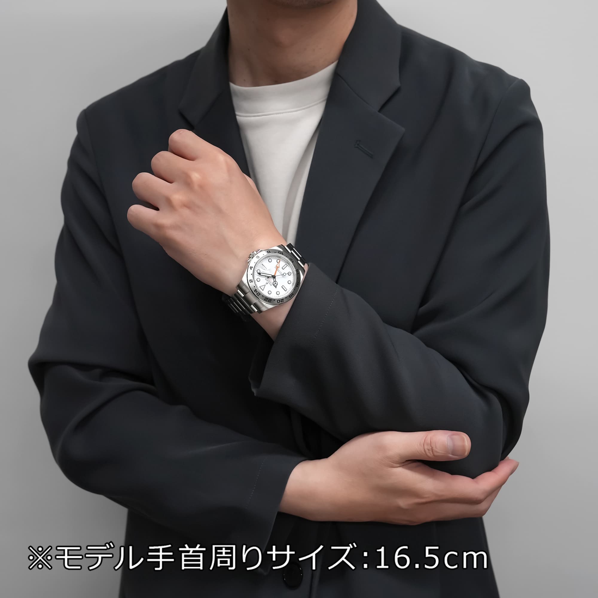 中古)ROLEX ロレックス エクスプローラー II 16570 ホワイト 最終品番