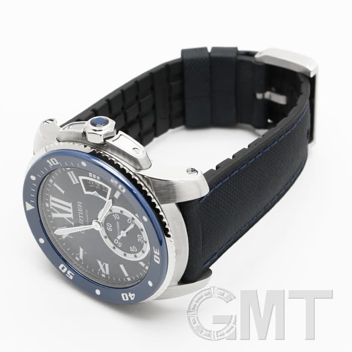 中古)CARTIER カルティエ カリブル ドゥ カルティエ ダイバー ブルー