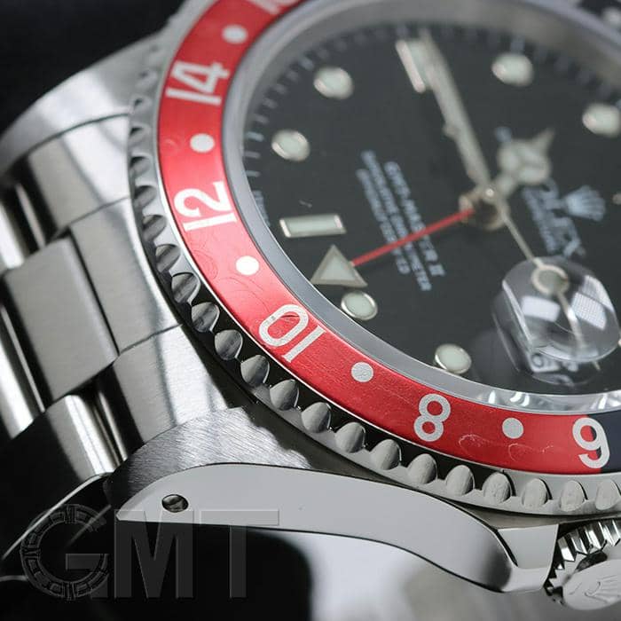 中古)ROLEX ロレックス GMTマスター II 16710 ブラック/レッド