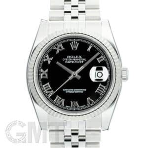 ROLEX ロレックス デイトジャスト 116234 ブラック ローマ メイン