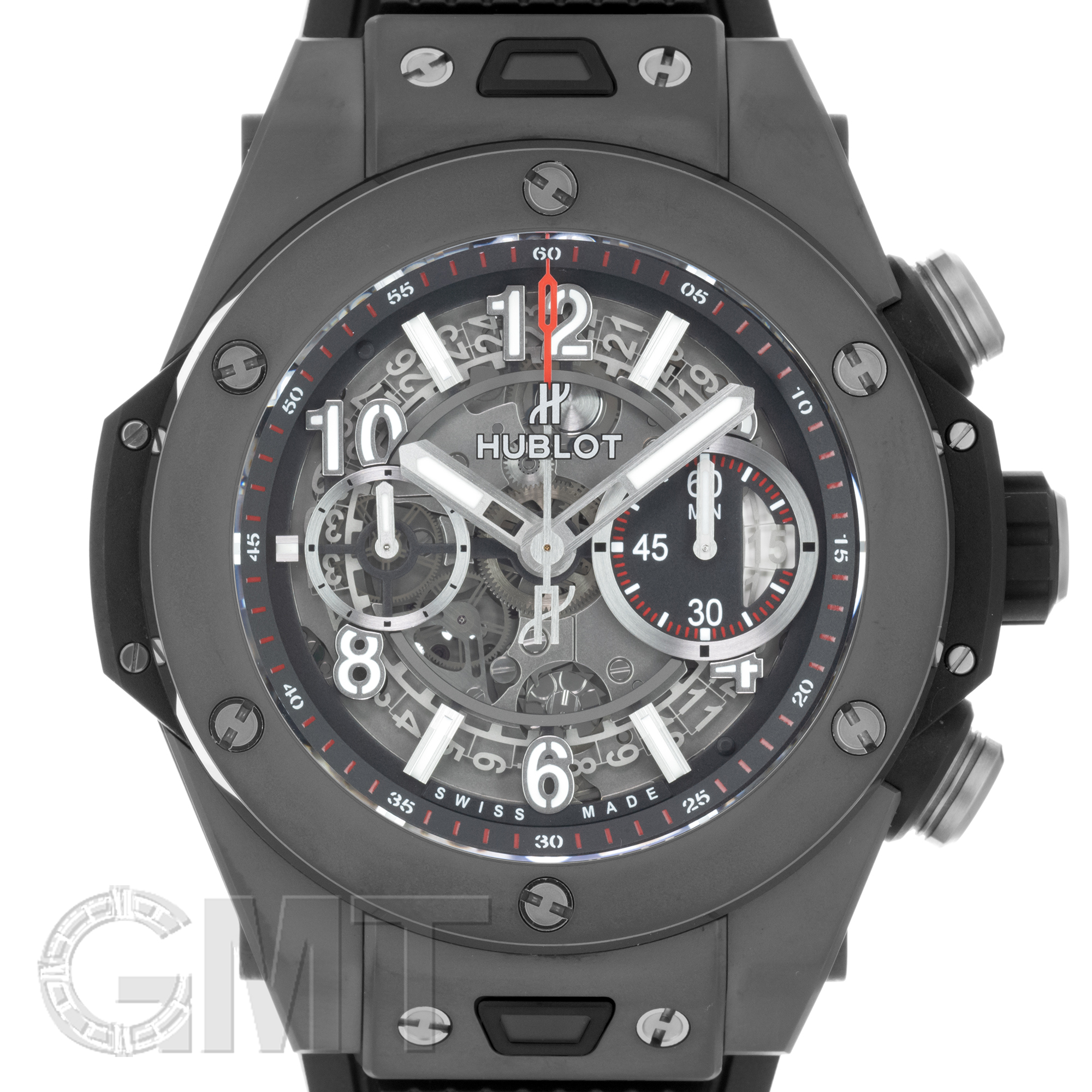 中古)HUBLOT ウブロ ビッグバン ウニコ ブラックマジック セラミック