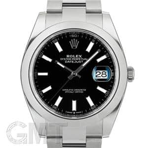 ROLEX ロレックス デイトジャスト 41 126300 ブラック オイスターブレス メイン