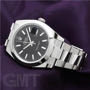 ROLEX ロレックス デイトジャスト 41 126300 ブラック オイスターブレス メイン