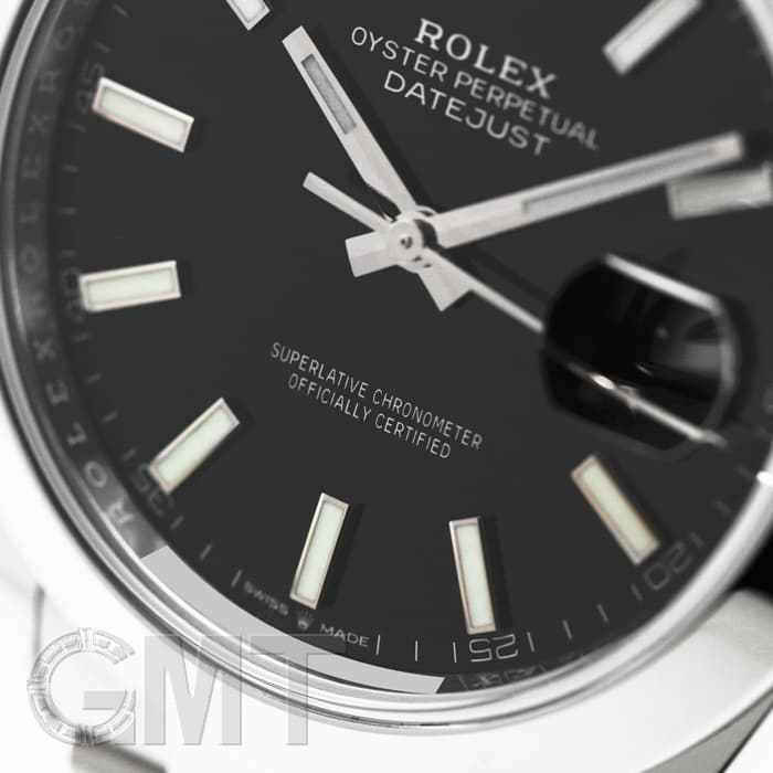 新品)ROLEX ロレックス デイトジャスト 41 126300 ブラック オイスター