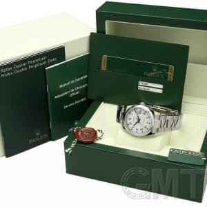 ROLEX ロレックス オイスターパーペチュアル&デイト Ref.115200 ホワイトローマ メイン