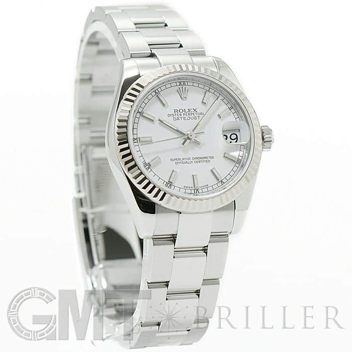 中古)ROLEX ロレックス デイトジャスト 178274 ホワイト オイスター