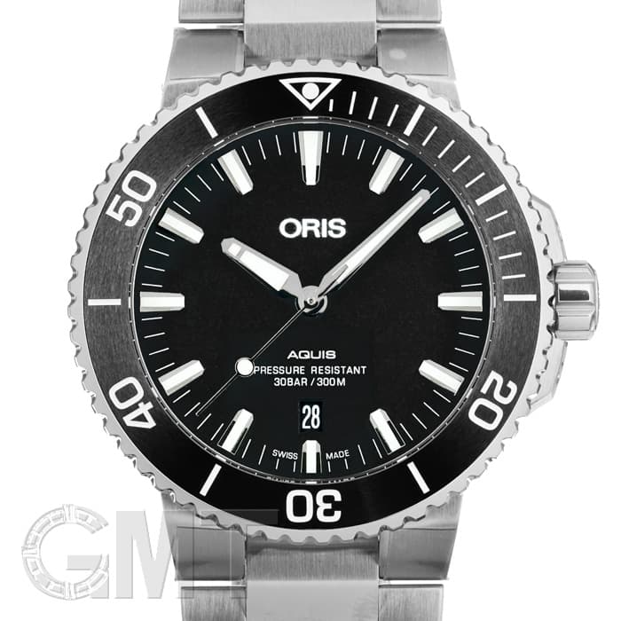 新品)ORIS オリス アクイス デイト ブラック 733 7730 4124 M 新品)ORIS オリス アクイス デイト ブラック 733 7730 4124 M