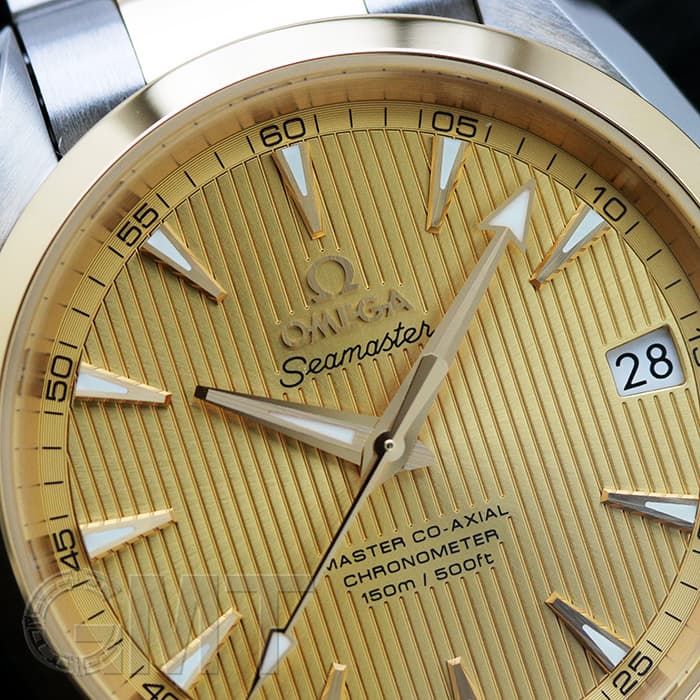 OMEGA オメガ シーマスター ゴールド イエローゴールド SS ステンレス 新品)OMEGA オメガ シーマスター アクアテラ 231.20.39.21.08.001