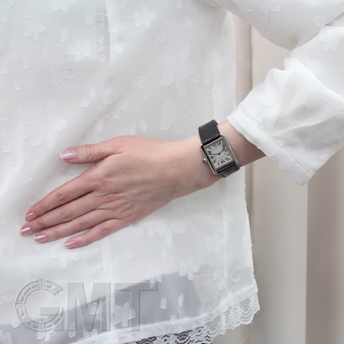 Cartier(カルティエ) 腕時計 タンクソロSM W5200005 レディース SS/社外革ベルト/社外尾錠 シルバー 楽天市場】【ポリッシュ済み】Cartier カルティエ タンクソロSM
