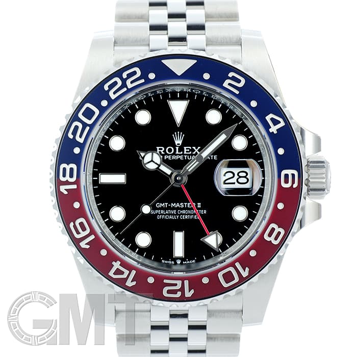 PANIS GMT ブラックベゼルジュビリーブレス４０ｍｍケース厚さ