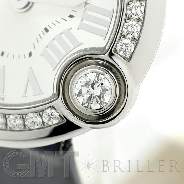カルティエ CARTIER W4BL0002 バロン ブラン ドゥ カルティエ ダイヤベゼル クォーツ レディース 箱・保証書付き_950357 Cartier（カルティエ） バロン ブラン ドゥ W4BL0002 新品 レディース
