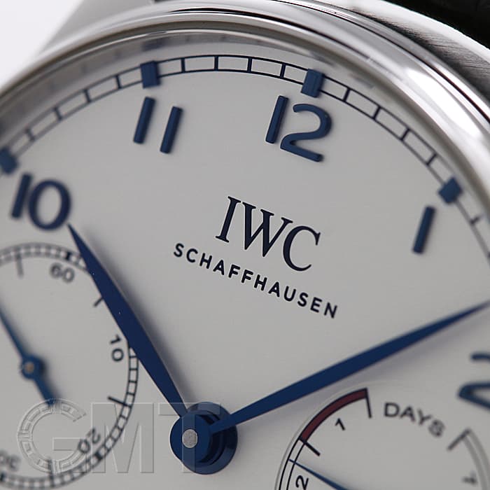 中古品B【IWC】ポルトギーゼ 7DAYS Ref.IW500705 シルバー文字盤