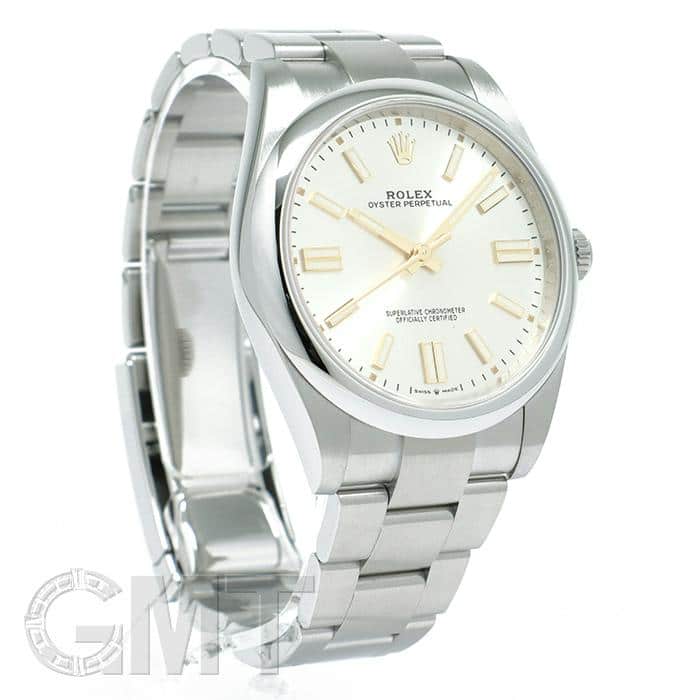 中古)ROLEX ロレックス オイスターパーペチュアル 41 124300 シルバー