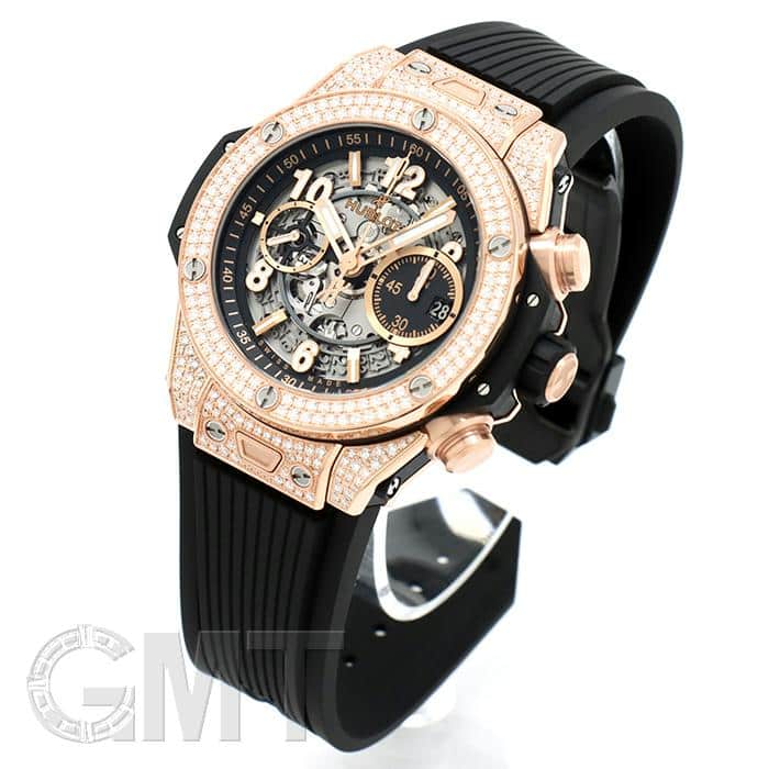 新品)HUBLOT ウブロ ビッグバン ウニコ キングゴールド パヴェ 44MM