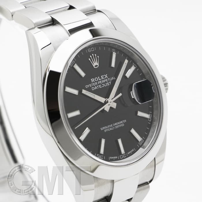 ロレックス　デイトジャスト41 126300用　オイスターブレス 中古)ROLEX ロレックス デイトジャスト 41 126300 ブラック