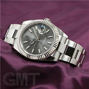 未使用)ROLEX ロレックス デイトジャスト 41 126334 ダークロジウム