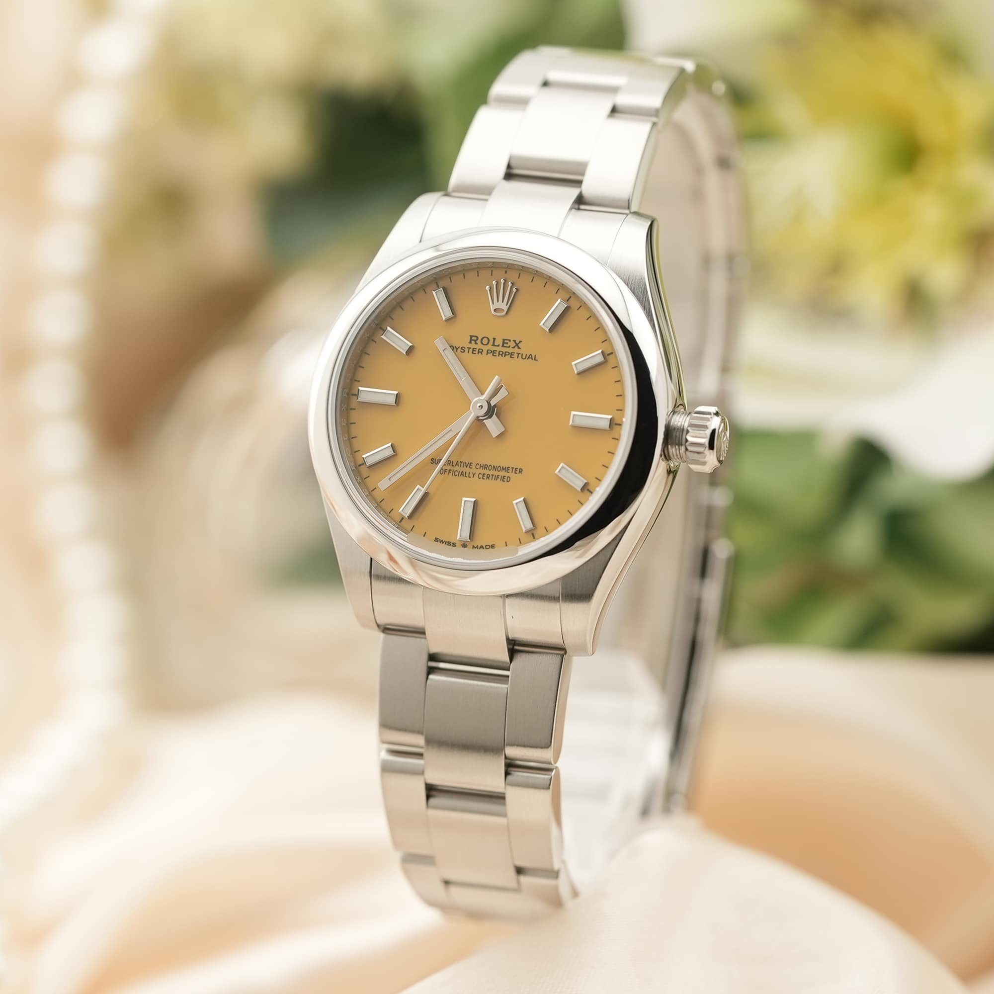 中古)ROLEX ロレックス オイスターパーペチュアル 31 277200 イエロー