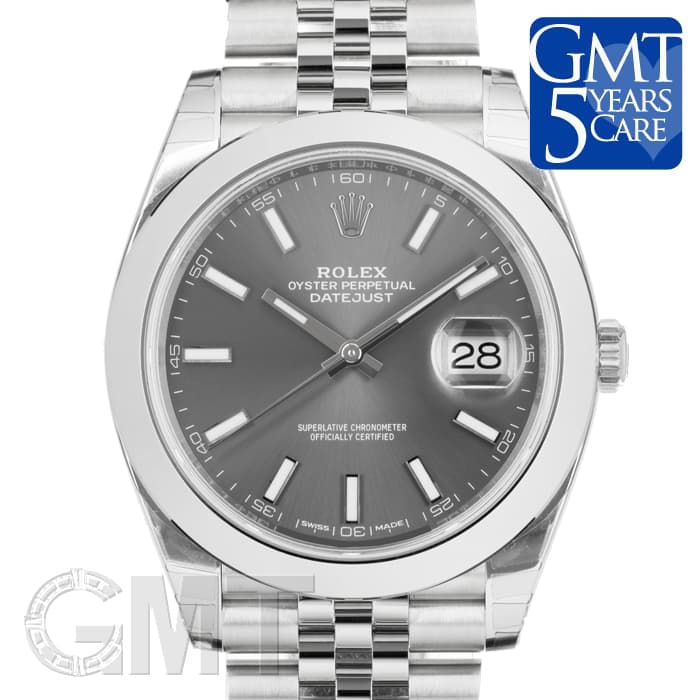新品)ROLEX ロレックス デイトジャスト 41 126300 ダークロジウム