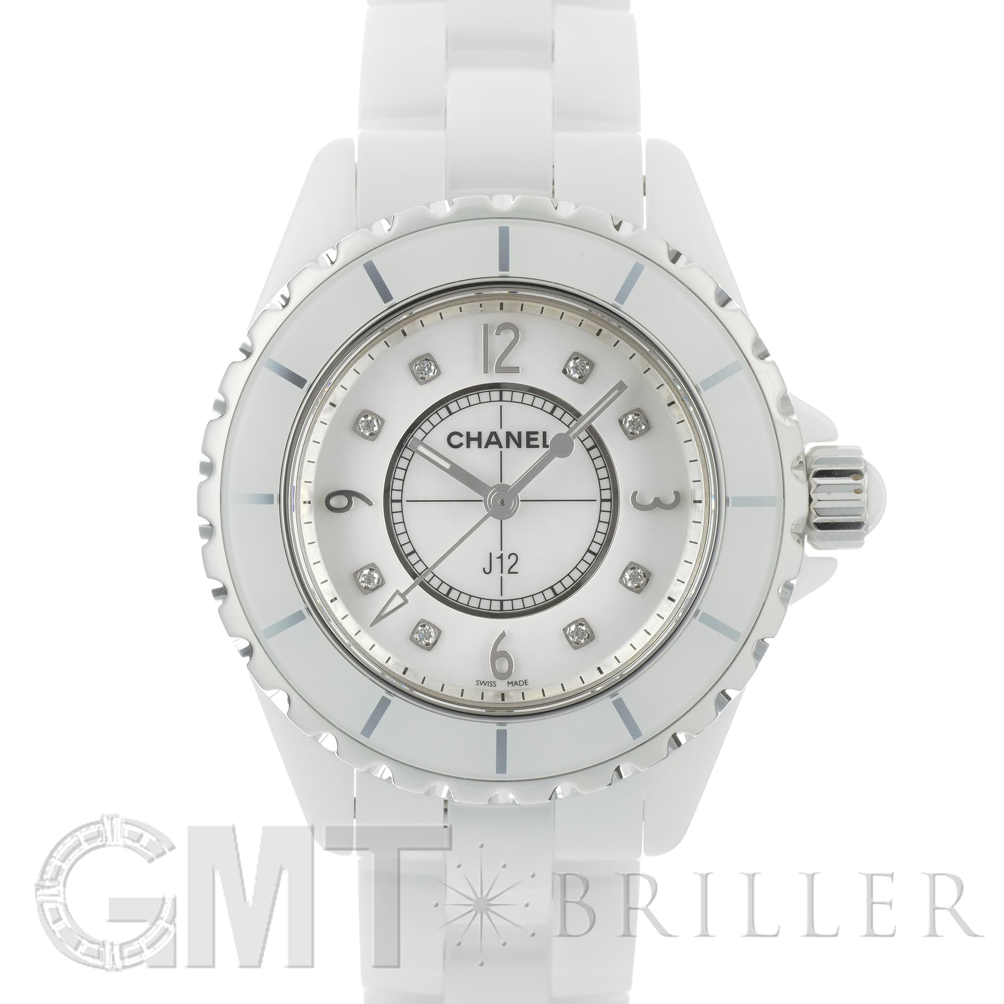 中古)CHANEL シャネル J12 クォーツ 33mm H2422 ホワイトシェル（商品