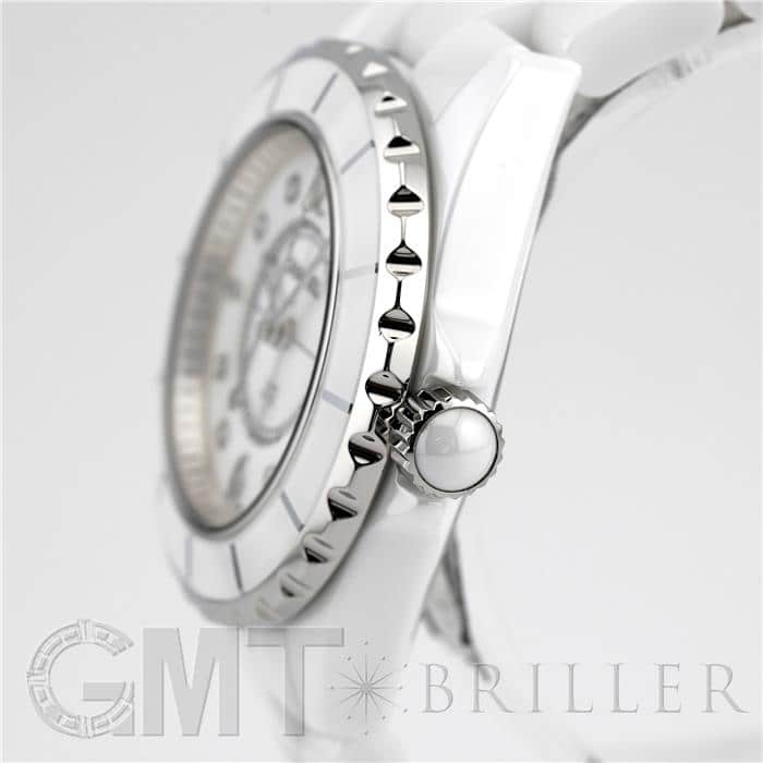 中古)CHANEL シャネル J12 クォーツ 33mm H2422 ホワイトシェル