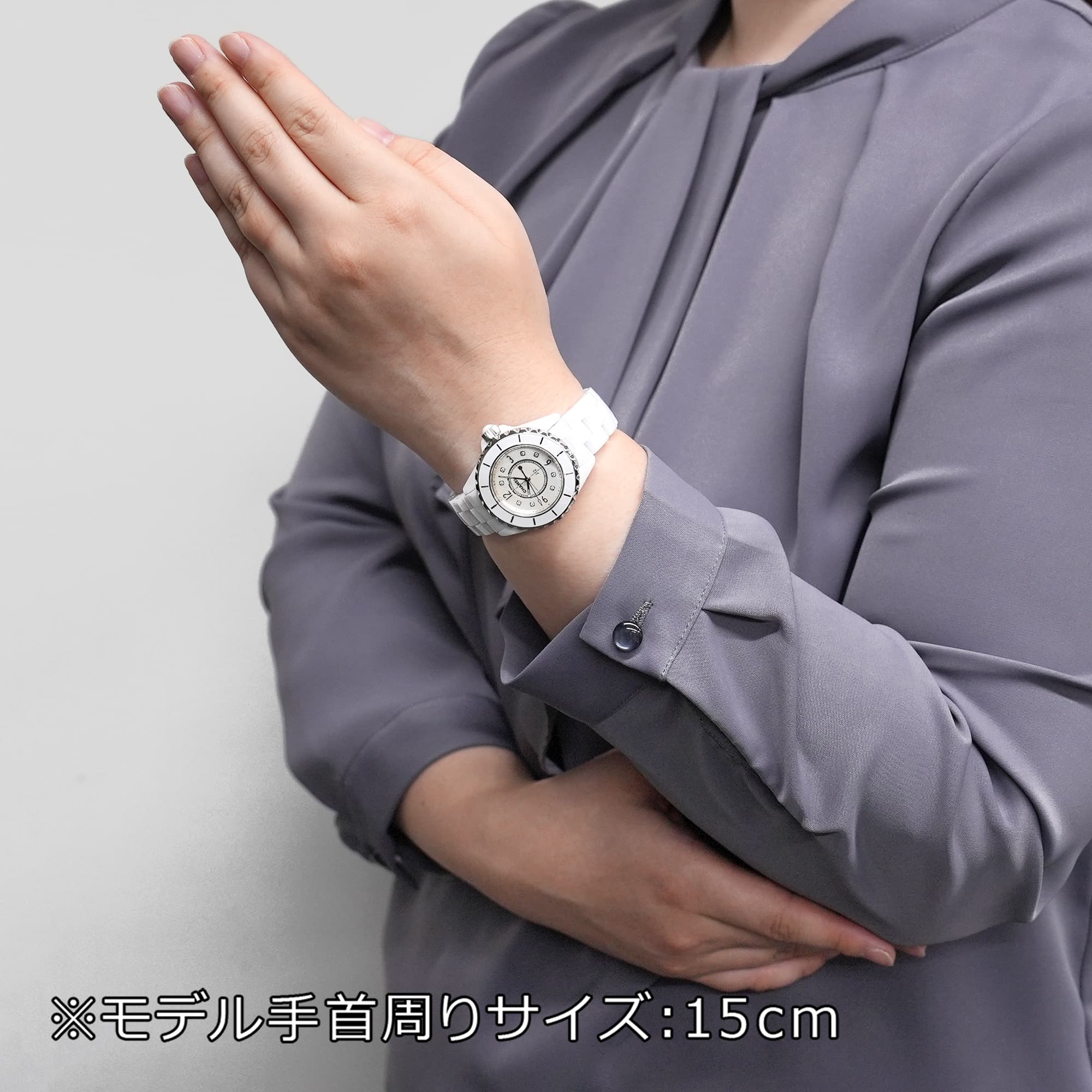 中古)CHANEL シャネル J12 クォーツ 33mm H2422 ホワイトシェル（商品