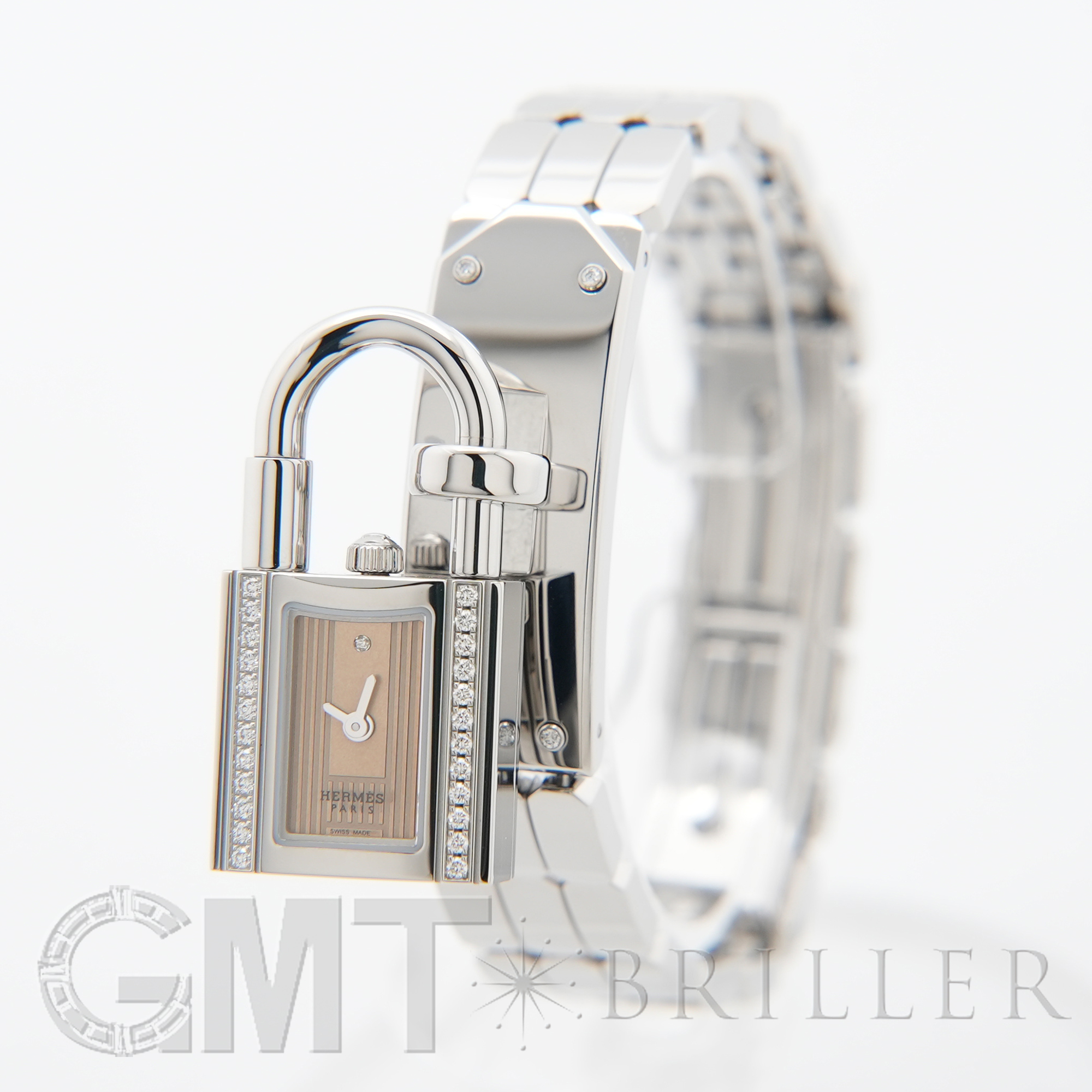 中古)HERMES エルメス ケリー ウォッチ ミニ KE4.130.535 ローズ