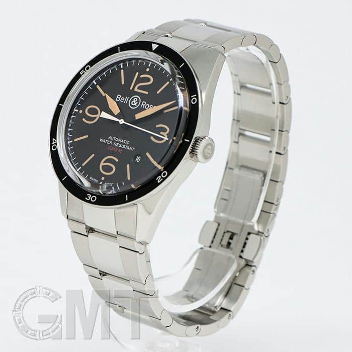 Bell&Ross BR123 スポーツヘリテージ用 純正 レザーストラップ