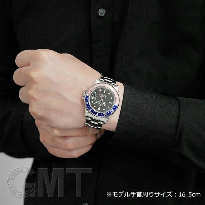 中古)ROLEX ロレックス GMTマスター II 16710 ブルー/レッド