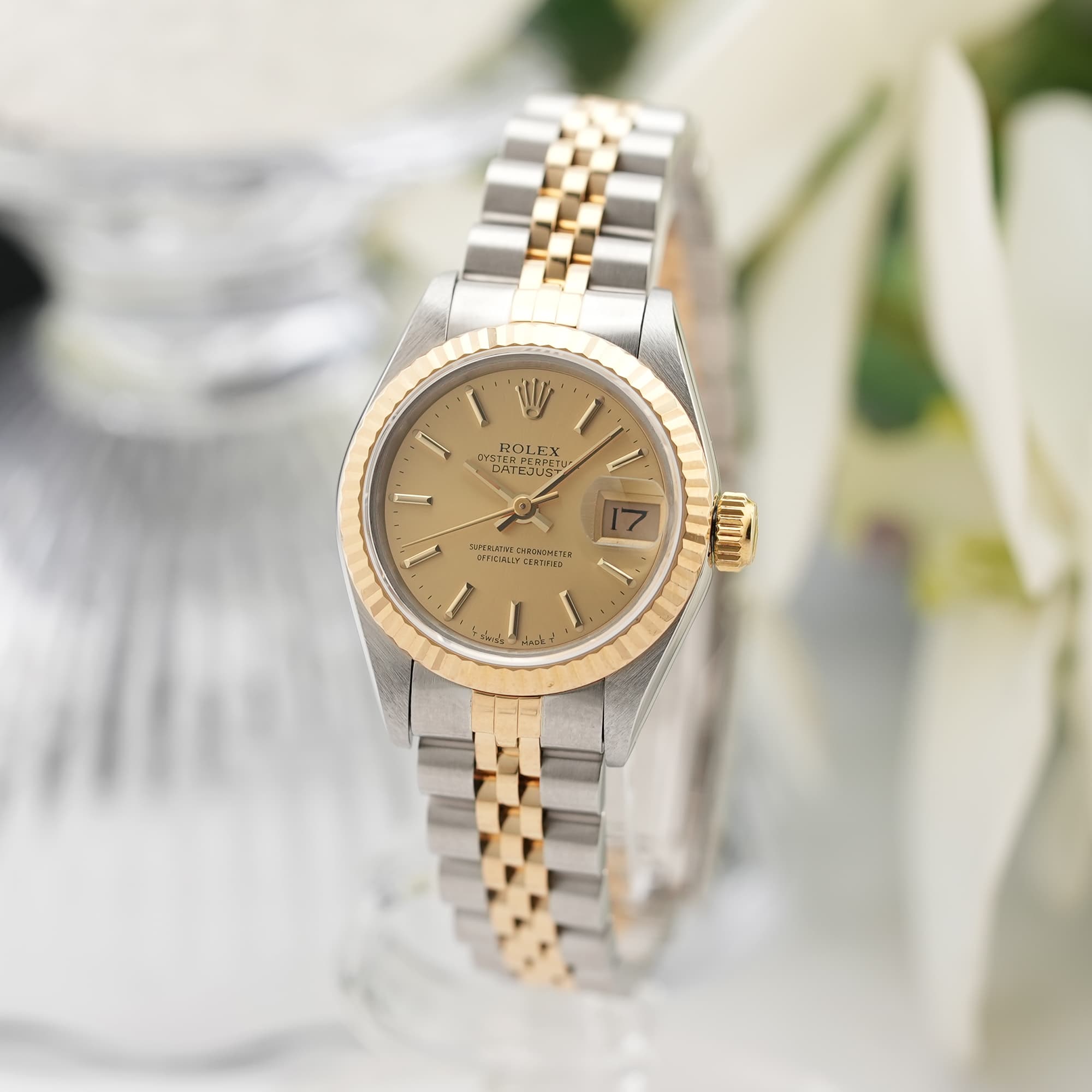 中古)ROLEX ロレックス デイトジャスト 69173 シャンパン（商品ID