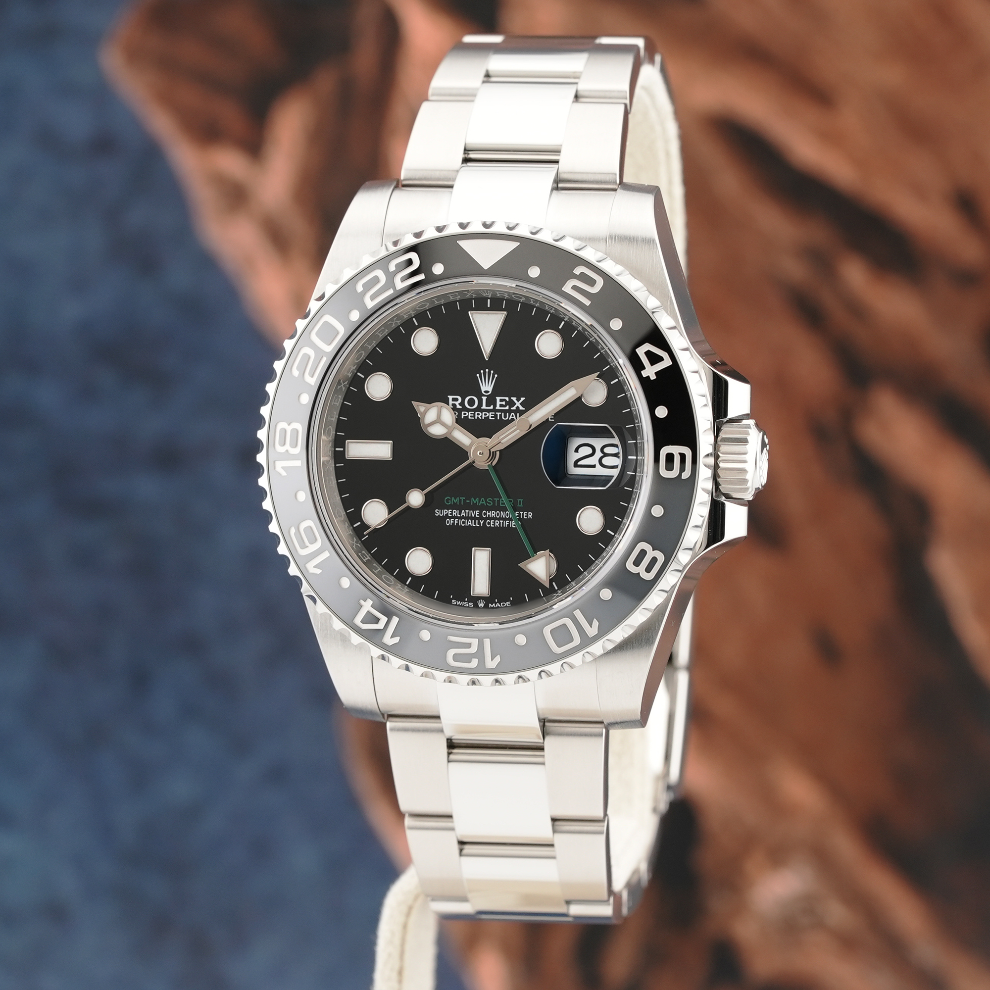 北垣 中古)ROLEX ロレックス GMTマスター II 126710GRNR オイスター