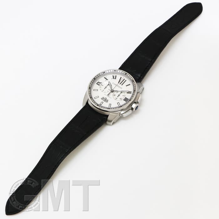 新品)CARTIER カルティエ カリブル ドゥ カルティエ クロノグラフ