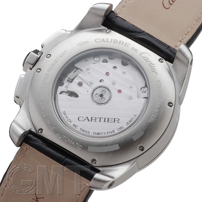 新品)CARTIER カルティエ カリブル ドゥ カルティエ クロノグラフ
