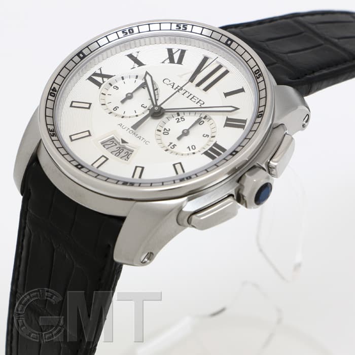 新品)CARTIER カルティエ カリブル ドゥ カルティエ クロノグラフ