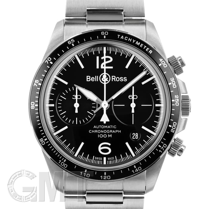 新品)BELL & ROSS ベル&ロス ヴィンテージ BR V2-94 BLACK STEEL