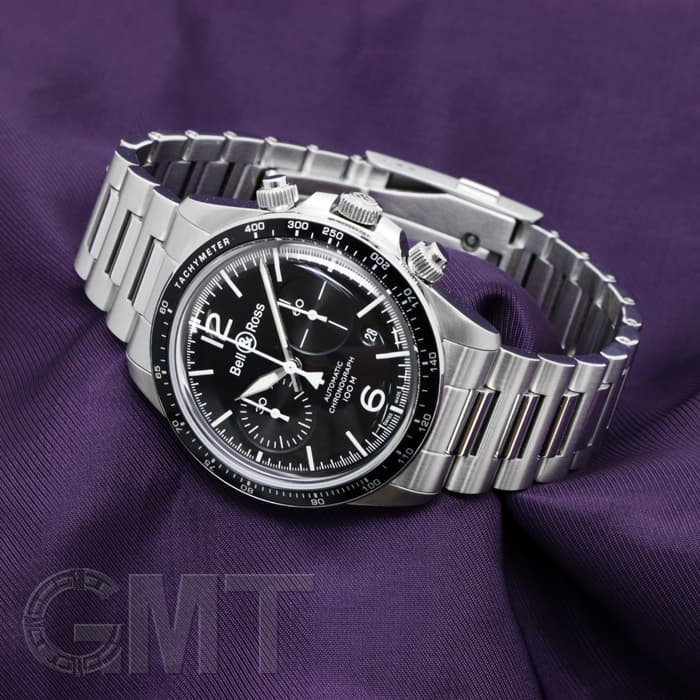 新品)BELL & ROSS ベル&ロス ヴィンテージ BR V2-94 BLACK STEEL