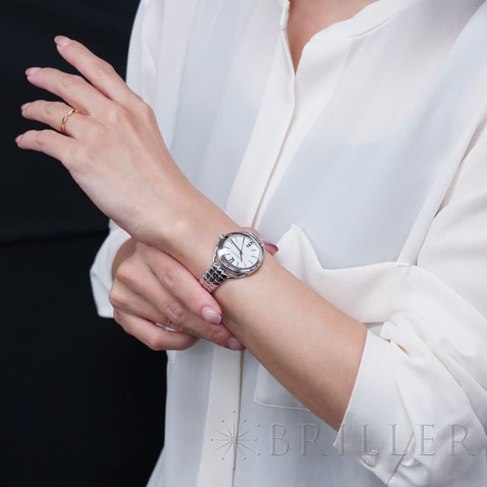 中古)CHAUMET ショーメ リアン クォーツ 29mm シルバー W23610  display picture 2
