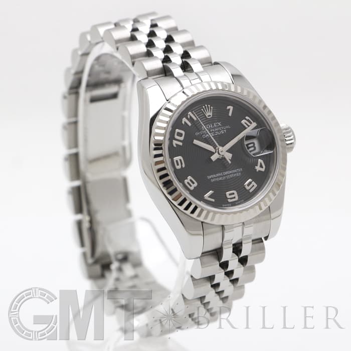 中古)ROLEX ロレックス デイトジャスト 179174 ブラック コンセント