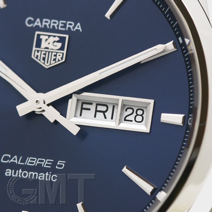 新品)TAG HEUER タグ・ホイヤー カレラ Cal.5 デイデイト ブルー