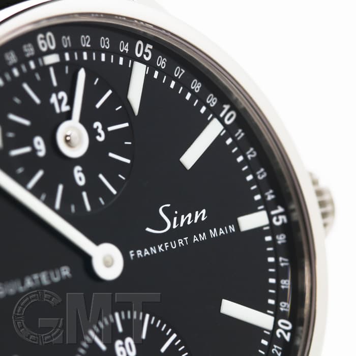【Sinn/ジン】 レギュレーター テクニック 6100.Technik 腕時計 ステンレススチール 手巻き ブラック文字盤/ブラック革 メンズ【中古】【真子質店】【GD】【IYMiMa】 Sinn】ジン『テクニック レギュレーター』6100.Technik メンズ 手巻き