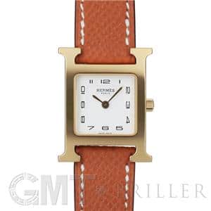 HERMES エルメス Hウォッチ HH1.201.131/UU35  036732WW00 Hウォッチ ゴールドプレーテッド ゴールドブラウン メイン