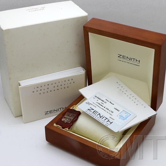 中古)ZENITH ゼニス ポートロワイヤル クロノグラフ Ref.01/02.0450