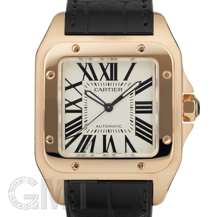 T*t様 カルティエ サントス100 YG/SS カルティエ サントス100 MM ピンク文字盤 限定 - 腕時計専門店THE