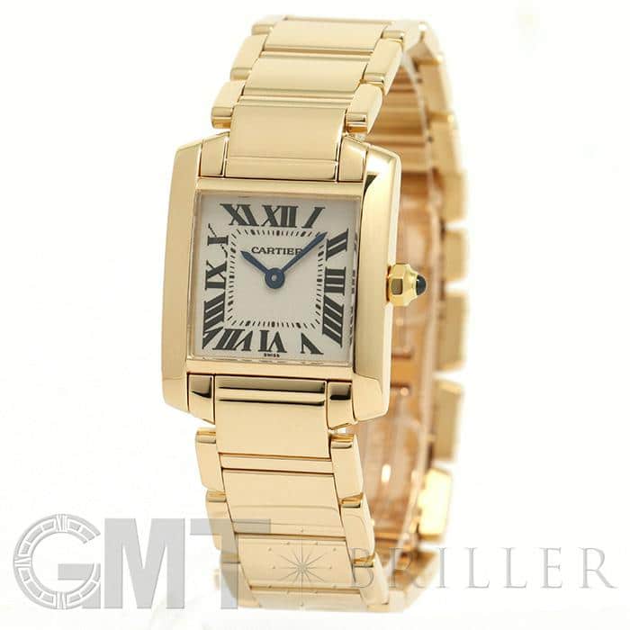 中古)CARTIER カルティエ タンク フランセーズ SM W50002N2 イエロー