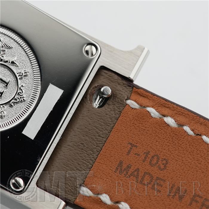 新品)HERMES エルメス Hウォッチ 30mm ミディアム エトゥープ ヴォー