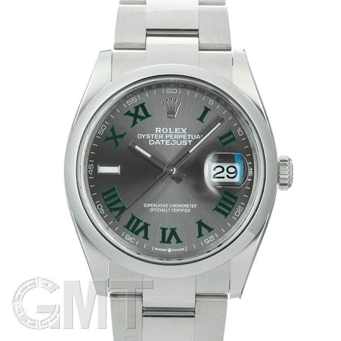 中古)ROLEX ロレックス デイトジャスト 36 126200 スレート ローマ
