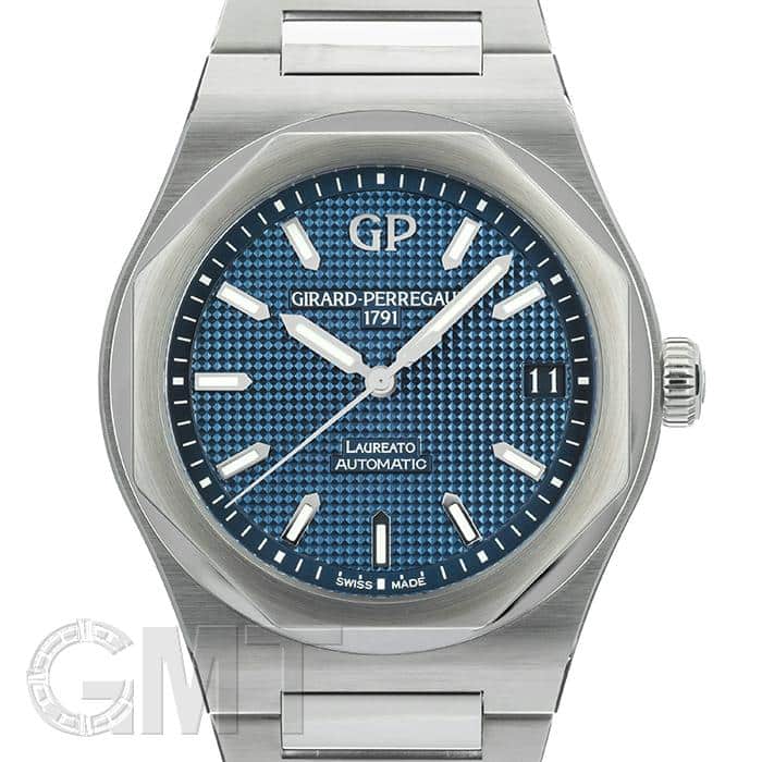 GIRARD-PERREGAUX 81010-11-431-11A ロレアート ブルー 腕時計 SS SS メンズ