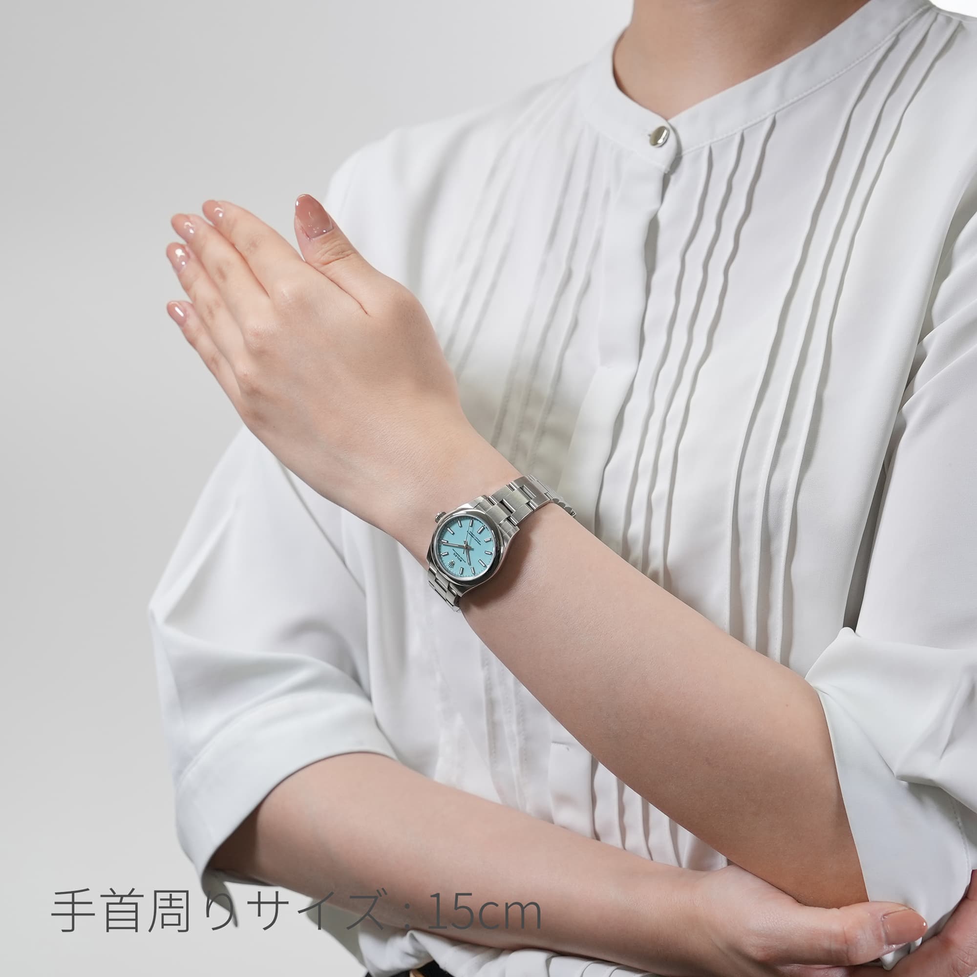 中古)ROLEX ロレックス オイスターパーペチュアル 277200 ターコイズ