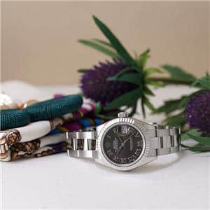 ROLEX ロレックス デイトジャスト 28 279174 ダークグレー ローマ メイン