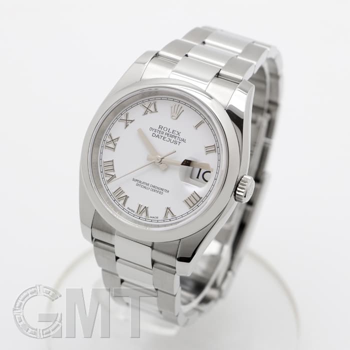 びゃこ 中古)ROLEX ロレックス デイトジャスト 116200 ホワイト ローマ（商品