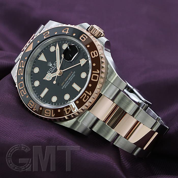 中古)ROLEX ロレックス GMTマスター II 126711CHNR ブラック/ブラウン